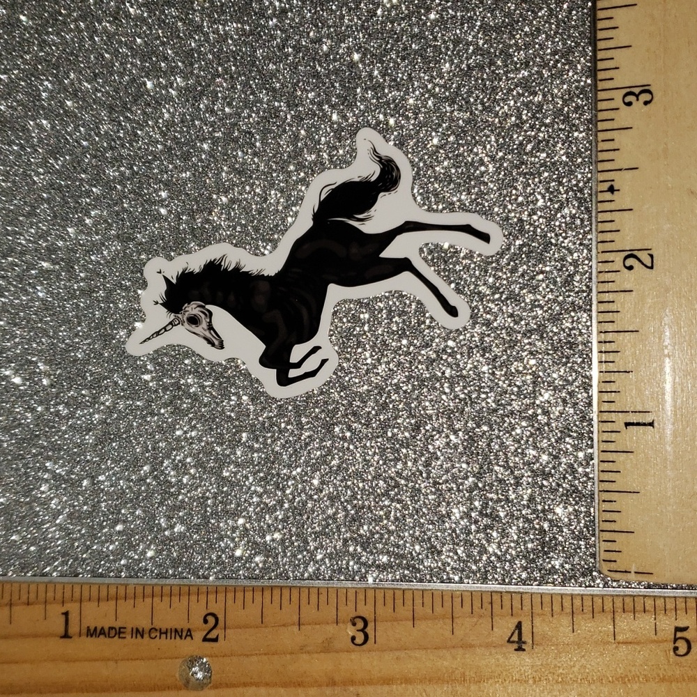 ART Gothic UNICORN WATERPOOF Sticker - Picture 2 of 8